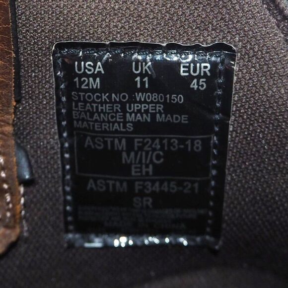 Wolverine Rancher Steel Toe Wellington Work Boots Brown W080150 Men's 12M - Picture 11 of 12